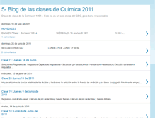 Tablet Screenshot of clasesdequimica2011.blogspot.com