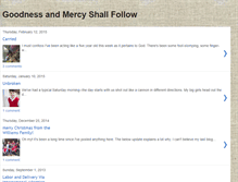 Tablet Screenshot of goodnessandmercyshallfollow.blogspot.com