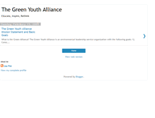 Tablet Screenshot of greenyouthalliance.blogspot.com