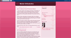 Desktop Screenshot of meisterorthodontics.blogspot.com