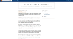 Desktop Screenshot of beat-maker-hardware.blogspot.com