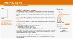 Desktop Screenshot of ehome-import-export.blogspot.com