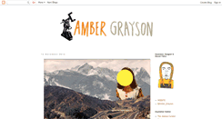 Desktop Screenshot of ambergrayson.blogspot.com