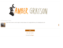 Tablet Screenshot of ambergrayson.blogspot.com