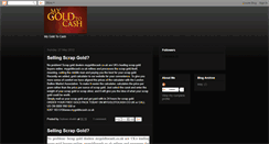 Desktop Screenshot of mygoldtocash.blogspot.com