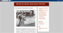 Desktop Screenshot of edicionesdelamirada.blogspot.com