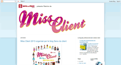 Desktop Screenshot of missclient2010.blogspot.com