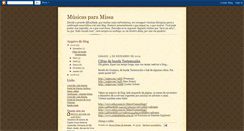 Desktop Screenshot of musicasliturgicas.blogspot.com