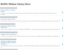 Tablet Screenshot of dwlibrarynews.blogspot.com