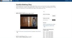 Desktop Screenshot of cookiebakingday.blogspot.com