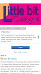 Mobile Screenshot of littlebitdesigns.blogspot.com