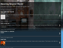 Tablet Screenshot of meaningbeyondwords.blogspot.com