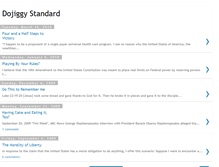 Tablet Screenshot of dojiggystandard.blogspot.com