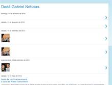 Tablet Screenshot of dedegabrielnoticias.blogspot.com