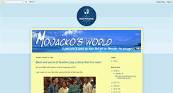 Desktop Screenshot of mojackosworld.blogspot.com