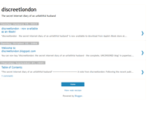 Tablet Screenshot of discreetlondon.blogspot.com