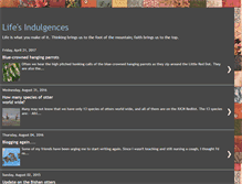 Tablet Screenshot of lifes-indulgences.blogspot.com