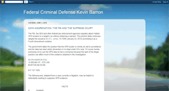 Desktop Screenshot of kevinbarronesq.blogspot.com