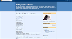 Desktop Screenshot of filthyrichfashions.blogspot.com