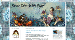 Desktop Screenshot of faerietaleswithpaper.blogspot.com