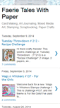 Mobile Screenshot of faerietaleswithpaper.blogspot.com