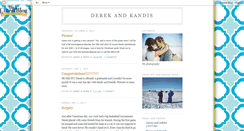 Desktop Screenshot of derekandkandis.blogspot.com