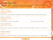 Tablet Screenshot of liveforensic.blogspot.com