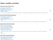 Tablet Screenshot of neocandlscente.blogspot.com