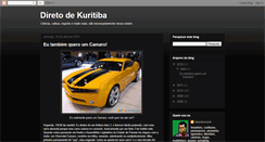 Desktop Screenshot of diretodekuritiba.blogspot.com