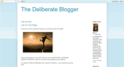 Desktop Screenshot of deliberateblogger.blogspot.com