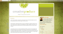 Desktop Screenshot of creativeproduce.blogspot.com