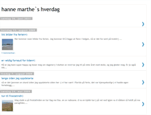 Tablet Screenshot of hannemartheshverdag.blogspot.com