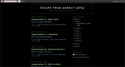 Desktop Screenshot of escapeannecy.blogspot.com