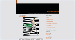 Desktop Screenshot of musicapolemica.blogspot.com