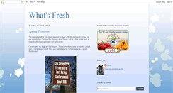 Desktop Screenshot of bentonvillefresh.blogspot.com