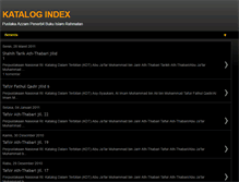 Tablet Screenshot of katalogpustakaazzam.blogspot.com