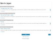 Tablet Screenshot of beninjapan.blogspot.com