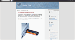 Desktop Screenshot of maniaczone.blogspot.com