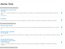 Tablet Screenshot of maniaczone.blogspot.com