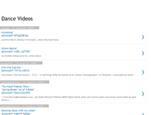 Tablet Screenshot of dancevid.blogspot.com