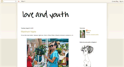 Desktop Screenshot of love--and--youth.blogspot.com