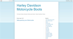 Desktop Screenshot of harley-davidson-motorcycle-boots.blogspot.com