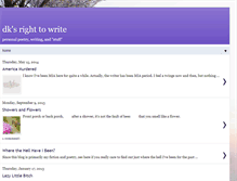 Tablet Screenshot of dkrighttowrite.blogspot.com