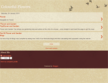 Tablet Screenshot of colourful-flowers.blogspot.com