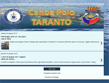 Tablet Screenshot of lnicanoapolotaranto.blogspot.com