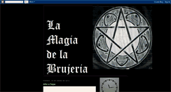 Desktop Screenshot of lamagiadelabrujeria.blogspot.com