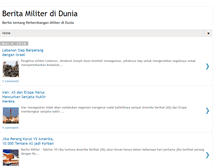 Tablet Screenshot of berita-militer-dunia.blogspot.com