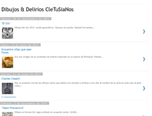 Tablet Screenshot of dibujosydeliriosdecletus.blogspot.com