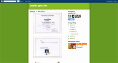 Desktop Screenshot of anditamaulana.blogspot.com