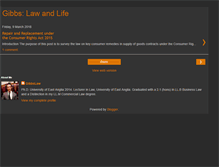 Tablet Screenshot of gibbslawandlife.blogspot.com
